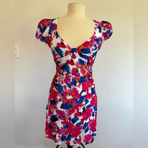 {Bershka} floral corset top dress